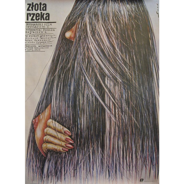 1983 Original Polish Movie Poster - "Zlota Rzeka" Zlota River For Sale - Image 6 of 6