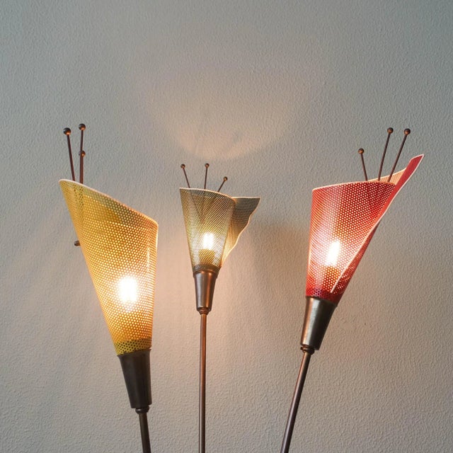 1950s Floor Lamp from Kobis & Lorence, 1950s For Sale - Image 5 of 18
