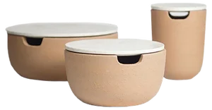 Agricola Centerpieces by gumdesign for La Casa di Pietra, Set of 3