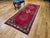 Vintage Persian Hamadan Wide Runner, Hand-Knotted Wool, Open Field Geometric Pattern, Red & Ivory. 4x10 For Sale - Image 9 of 18