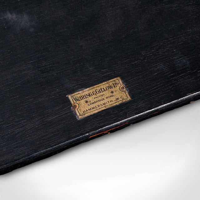 Antique Nesting Table Trio, English, Japanned, Occasional, Waring & Gillow, 1910 For Sale - Image 12 of 12