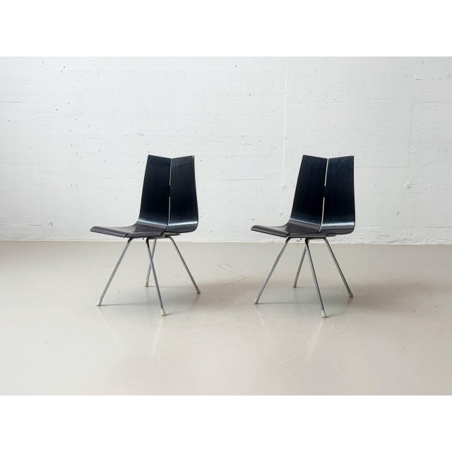 Set of GA Chairs by Horgenglarus Hans Bellmann, 1955, Set of 4 For Sale - Image 11 of 18