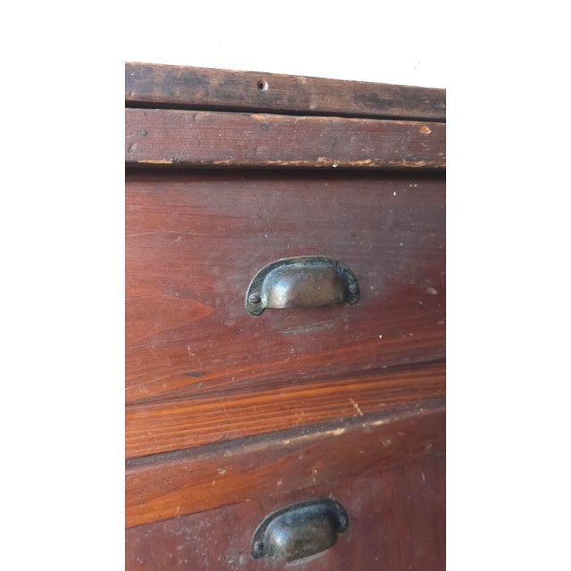 Antique European Farmhouse Wood Cupboard Cabinet Sideboard For Sale - Image 12 of 14