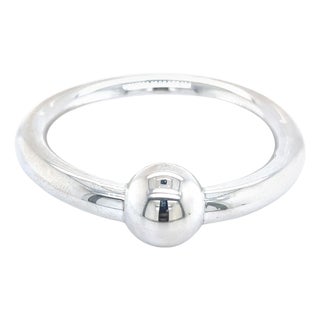 Tiffany & Co Estate Baby Rattle 2" Wide Silver For Sale