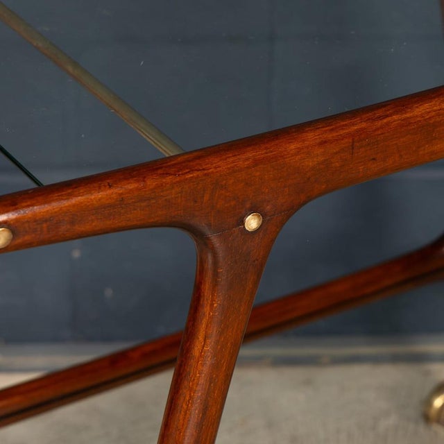 Vintage Italian Drinks Trolley in the style of Cesare Lacca, 1950 For Sale - Image 14 of 18