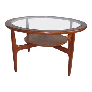Mid 20th Century Mid Century 2-Tier Coffee Table For Sale
