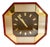 Kienzle Chronoquartz Wall Clock in Teak and Brass from Kienzle International, 1970s For Sale