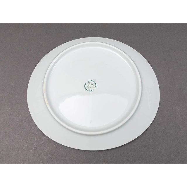 Mid 20th Century Pillivuyt France Decor Grand Feu Blue Lobster Plate- Set of 4 For Sale In Miami - Image 6 of 7