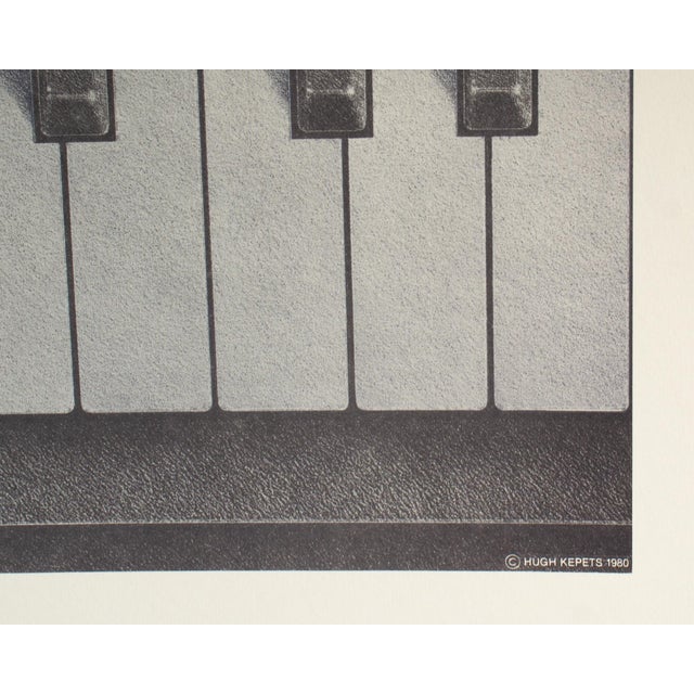 Gray 1980 “Recent Prints” Poster by Hugh Kepets For Sale - Image 8 of 9