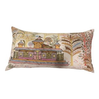 John Robshaw Multi Colored Decorative Pillow For Sale