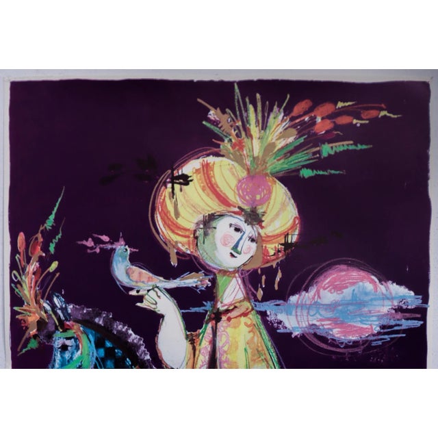 Date: 1961 Size: 20 x 40.5 inches Artist: Bjorn Wiinblad About the Artist: Bjørn Wiinblad (20 September 1918 – 8 June...