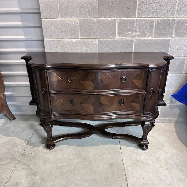 Arte Brotto Baroque Chest A chest of drawers from the Italian manufacturer Arte Brotto. The ornate frame is made from...