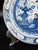 Dutch Delft Blue and White Plate with Hand Painted Chinoiserie, 17th Century For Sale - Image 3 of 10