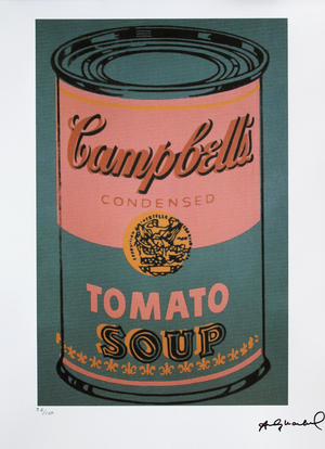 Andy Warhol, Tomato Soup, Offset Lithograph, 1960s