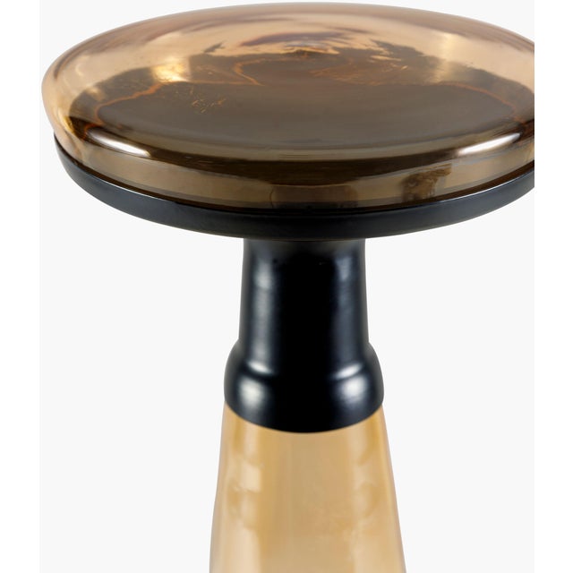Contemporary Luzerne End Table Camel For Sale - Image 3 of 8