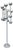 1970s Modernist 12 Light Floor Lamp For Sale