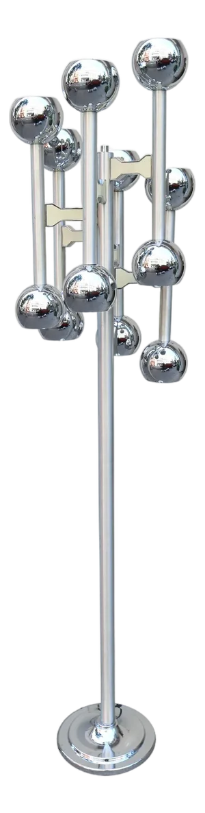 1970s Modernist 12 Light Floor Lamp