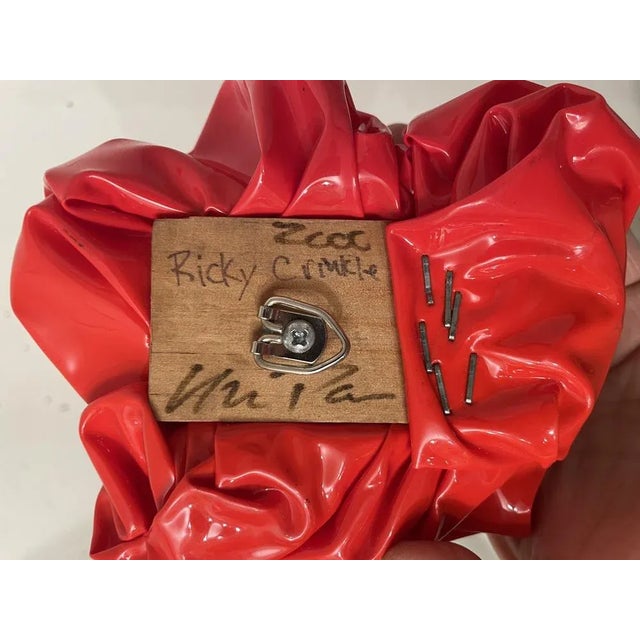 Crinkle" vinyl sculpture set, Mark Paron. Good condition. This piece has an attribution mark, I am sure that it is...