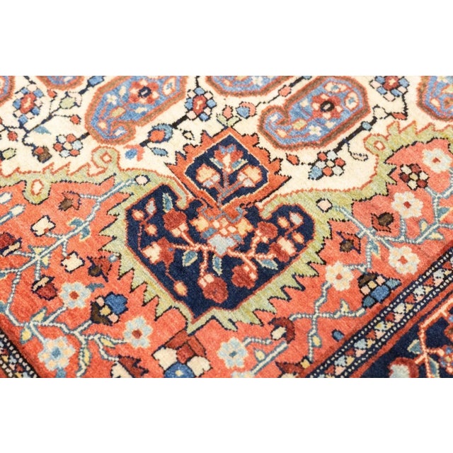 Antique Farahan Sarouk Rug 3'8'' x 5' For Sale - Image 11 of 12