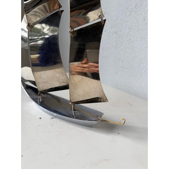 Stainless Steel Boat, 1980s For Sale - Image 16 of 18