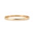 Early 21st Century 18k Yellow Gold 2.95ct Scalloped Edge Pave Set Three Row Diamond Bangle Bracelet For Sale - Image 5 of 8