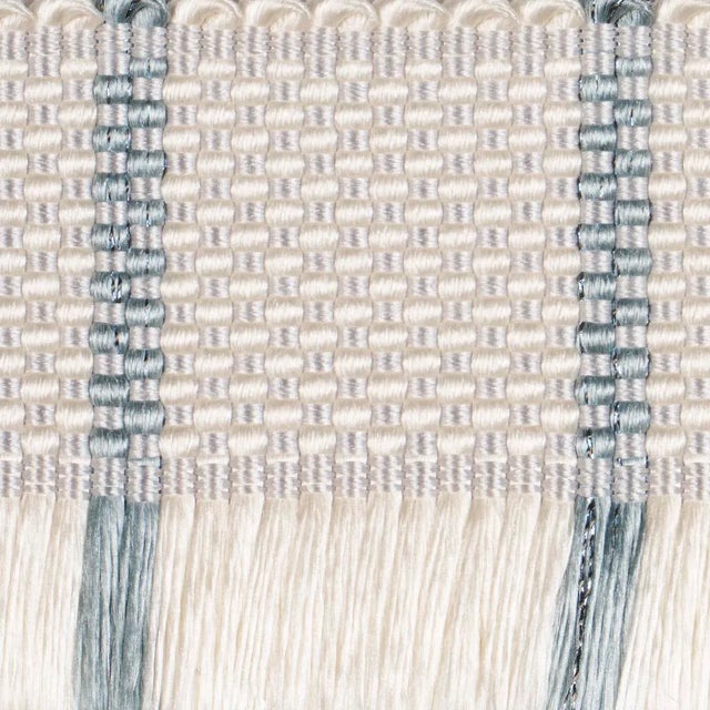 Contemporary Schumacher Frances Silk Fringe in Mineral For Sale - Image 3 of 3