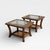 Pair of Late Mid-Century Oak Side Tables With Smoked Glass Tops, Mid-Century Modern, 1970s For Sale - Image 17 of 18