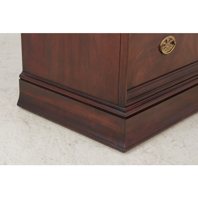 Henkel Harris Model 191 Marble Top Mahogany Chest For Sale - Image 13 of 16