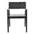 Cire Leather Dining Chair - Black For Sale