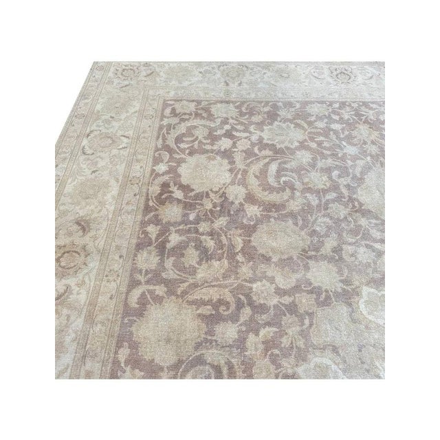 1960s Old Persian Tabriz Area Rug 10 X 13 For Sale - Image 12 of 12