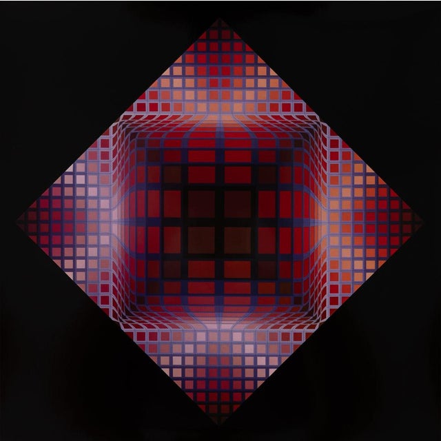 Victor Vasarely, DELL 2, Etching For Sale - Image 6 of 6
