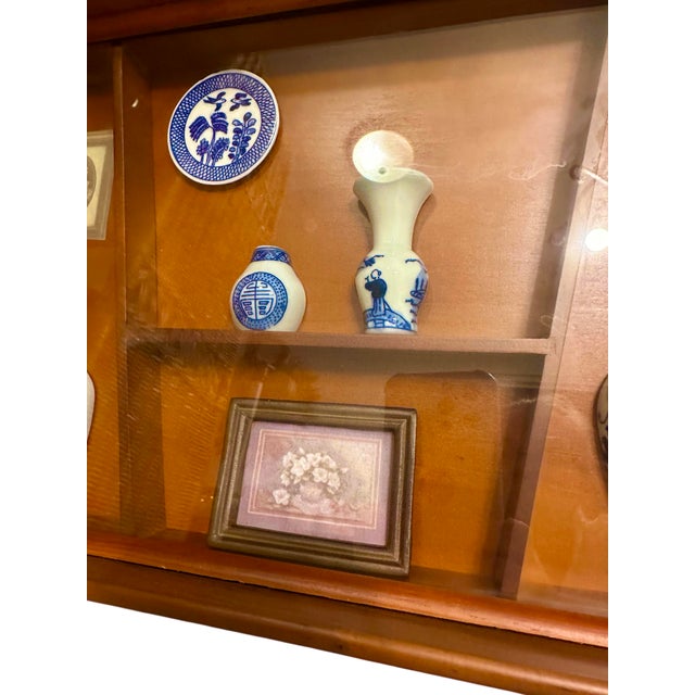 Vintage Decorative Blue & White Display Tray For Sale In Birmingham - Image 6 of 7