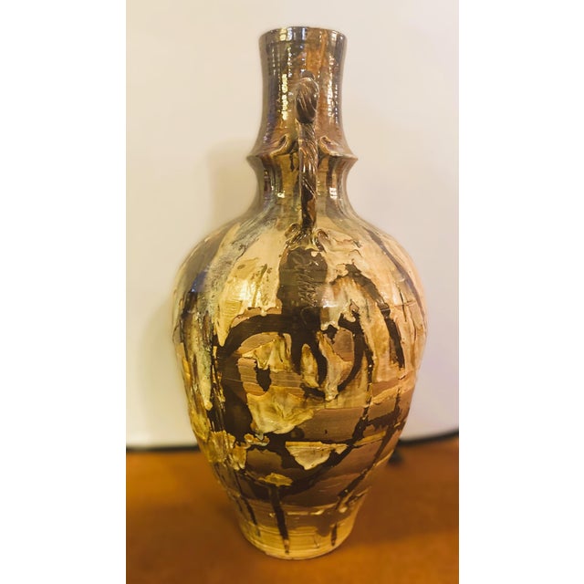 Monumental Flynn Sochon Pottery Vase For Sale - Image 4 of 12
