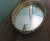 Vintage Metal Filigree Large Oval Mirror Vanity Tray Brass Finish For Sale - Image 13 of 18