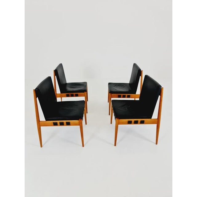 Vintage Danish Ash SE 21 Dining Chairs by Egon Eiermann, 1960s, Set of 4 For Sale - Image 6 of 18