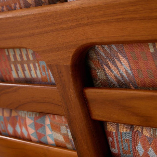 Three-Seater Sofa in Teak For Sale - Image 5 of 16