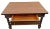 Jacobean Revival library desk. Expertly crafted from oak, this piece features a stunning quarter-sawn Tiger oak top with...
