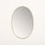 This elegant, full size Italian mid-century mirror in a brass frame from the 1950s is a striking example of minimalist...