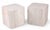 Late 20th Century Large Scale Organic Modern Travertine Stone Cube Side Tables or Pedestals - Pair For Sale - Image 5 of 6