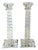 Mikasa Colosseum Lead Crystal 10" Candlesticks – Matching Pair Striking matching pair of Mikasa Colosseum lead crystal...