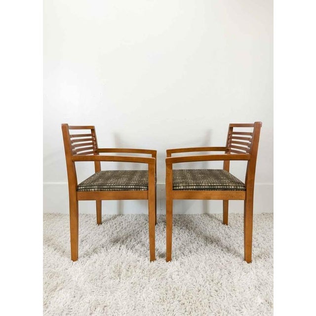 1990s Vintage Set of 6 Postmodern Ricchio Chairs by Knoll For Sale - Image 5 of 9