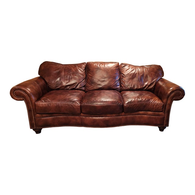 Leather Sofa Hancock and Moore Chairish