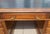 Vintage American Regency Style Tooled Leather Top Writing Executive Desk For Sale - Image 12 of 15