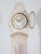 Off-white Rare 1820s Swedish Mora Clock with Original Paint and Mechanism For Sale - Image 8 of 16