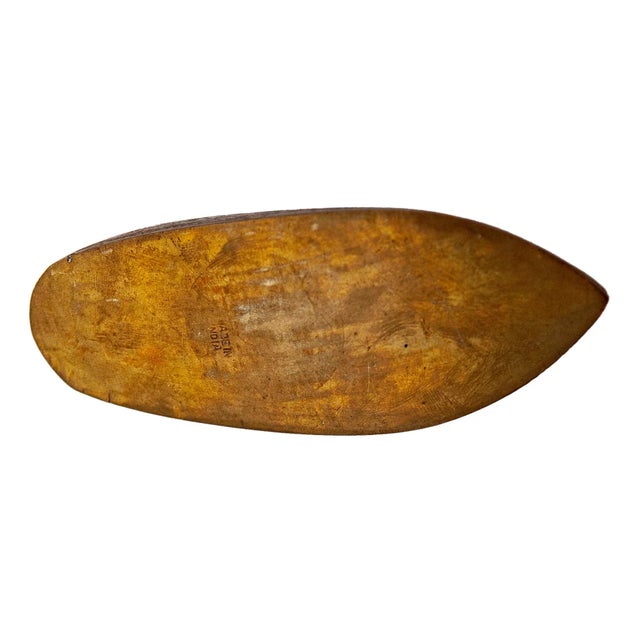 Mid 20th Century Petite Indian Brass Shoe Ashtray For Sale - Image 10 of 10