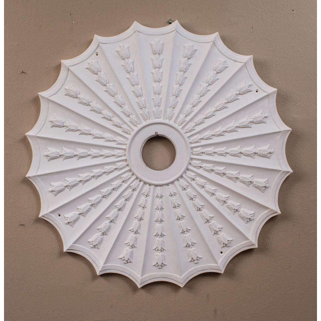 "Tulip" Plaster Ceiling Medallions Chairish