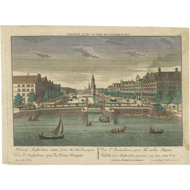Amsterdam from the Rampart, 1760, Paper For Sale