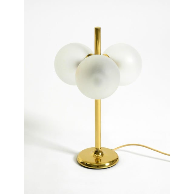 Vintage Space Age Brass Table Lamp from Kaiser Leuchten, 1960s For Sale - Image 4 of 18