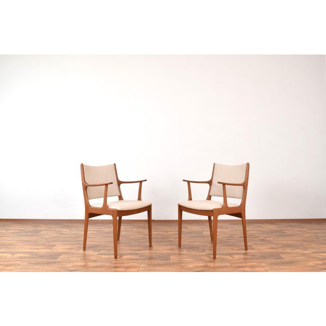 Set of Mid-Century Modern Danish Teak Dining Chairs by Johannes Andersen for Uldum Møbelfabrik, 1960s For Sale - Image 17 of 17