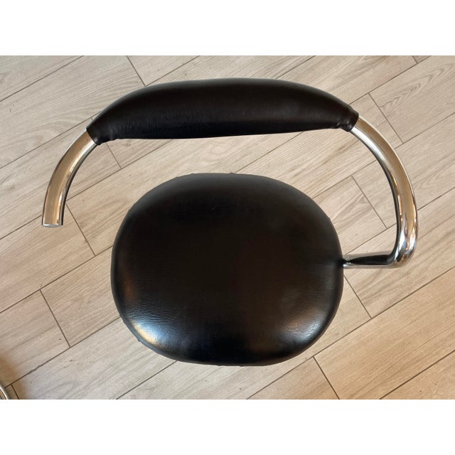 Vintage Cobra Model Chairs by Giotto Stoppino, 1970, Set of 5 For Sale - Image 6 of 18